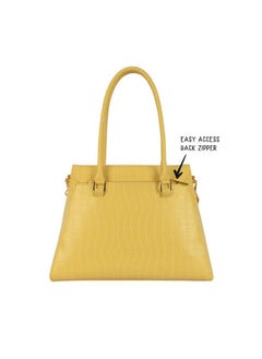 Baggit Baggit Women Yellow Tote Handbag Medium Size | Ladies Stylish Casual Purse Bag  - Image 4