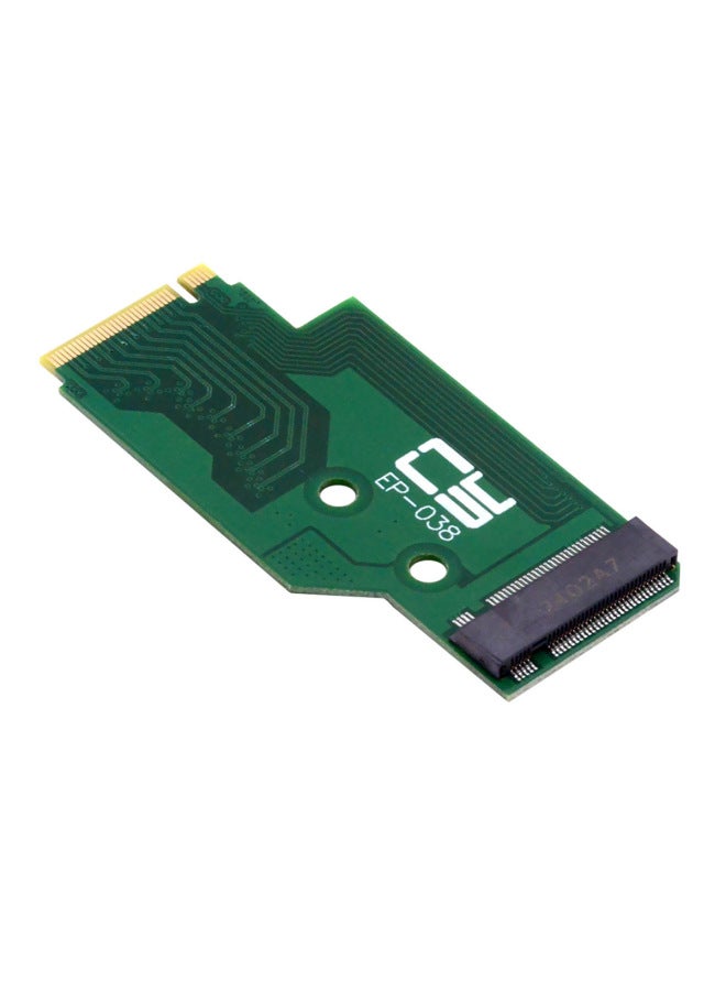 Suitable For Lenovo Legion Go Handheld Adapter Card Modification 2242 To 2280 Solid State SSD Hard Disk Expansion Board-Color:Green - Image 1