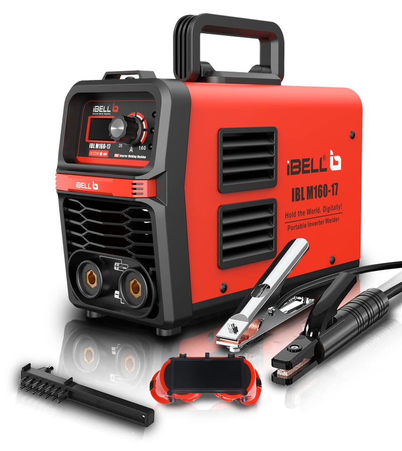 IBELL TOOLS IBELL M160-17 Inverter ARC Compact Welding Machine (IGBT) 160A with Hot Start & Anti-Stick Functions - 1 Year Warranty - Image 1