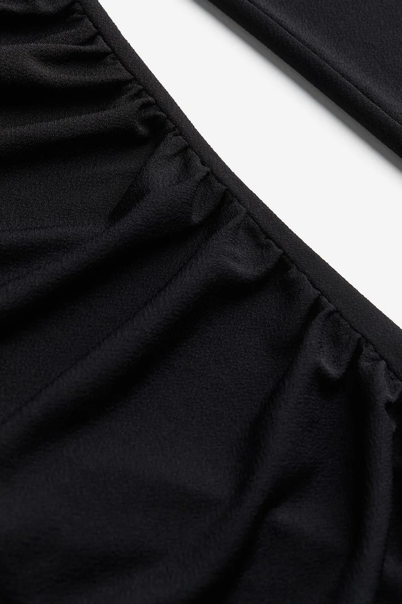 اتش اند ام High Neck Ruched Dress