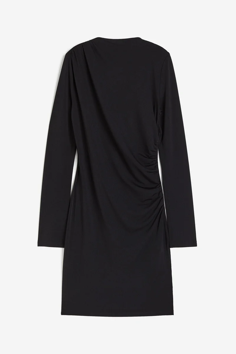 اتش اند ام High Neck Ruched Dress