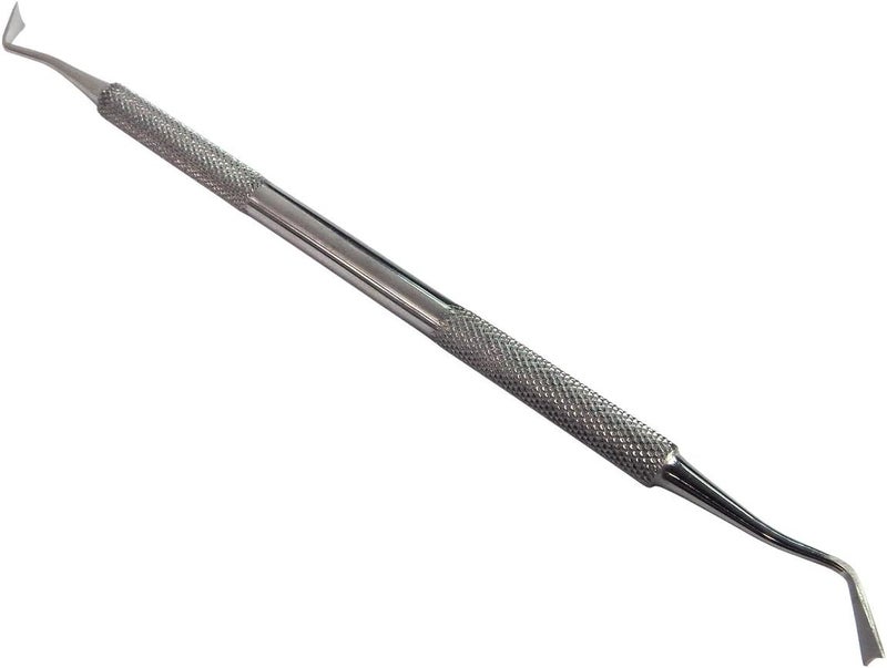 HTS 155C3 Stainless Steel Double-Sided Rounded Triangular Scraper Wax & Clay Sculpting Tool - Image 2