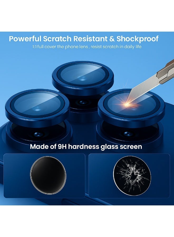 ليتو إسكرينة حماية عدسات كاميرا iPhone 17 Pro Max من LITO الأوريجينال – عدسات زرقاء فاخرة وأنيقة تكمل جاذبية هاتفك، بوضوح فائق الجودة HD وحماية قوية تمنحك الأمان الكامل لعدسات الكاميرا! - Image 2
