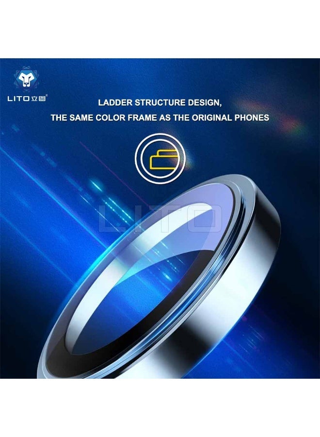 ليتو إسكرينة حماية عدسات كاميرا iPhone 17 Pro Max من LITO الأوريجينال – عدسات زرقاء فاخرة وأنيقة تكمل جاذبية هاتفك، بوضوح فائق الجودة HD وحماية قوية تمنحك الأمان الكامل لعدسات الكاميرا! - Image 5