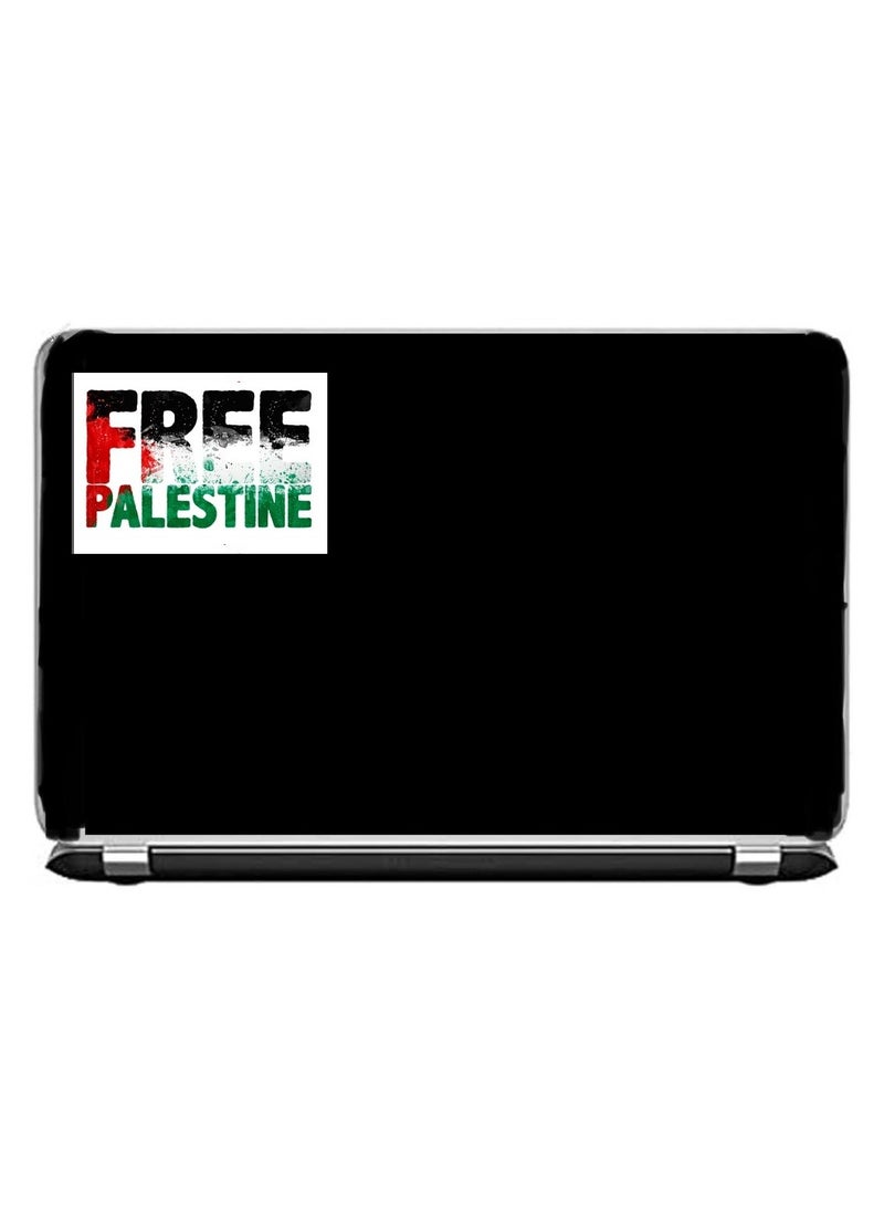 ماركة غير محددة استيكر فلسطين حرة للابتوب  تلصق على شنط الأمتعة، السيارة، الحائط، لوح التزلج، دراجة نارية، الهاتف10x7 سم  - Image 2