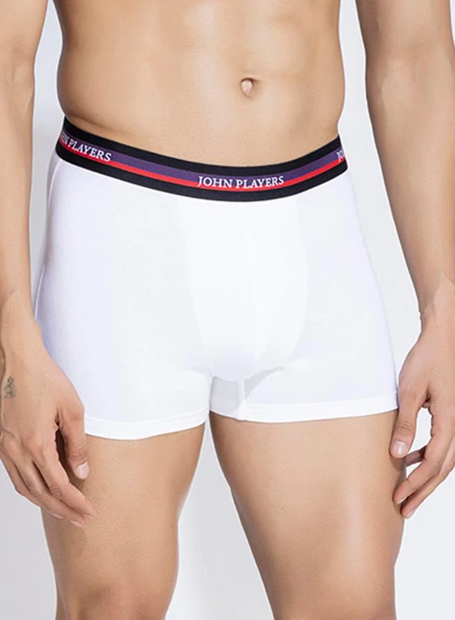 John Players John Player Pack of 2 - Solid Trunks with Elastic Waistband
