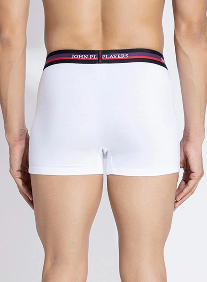 John Players John Player Pack of 2 - Solid Trunks with Elastic Waistband