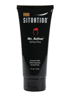 Hair Situation Mr. Active Hair Gel Glue Extreme Strong Hold and Men Toiletry Bag  - Image 4