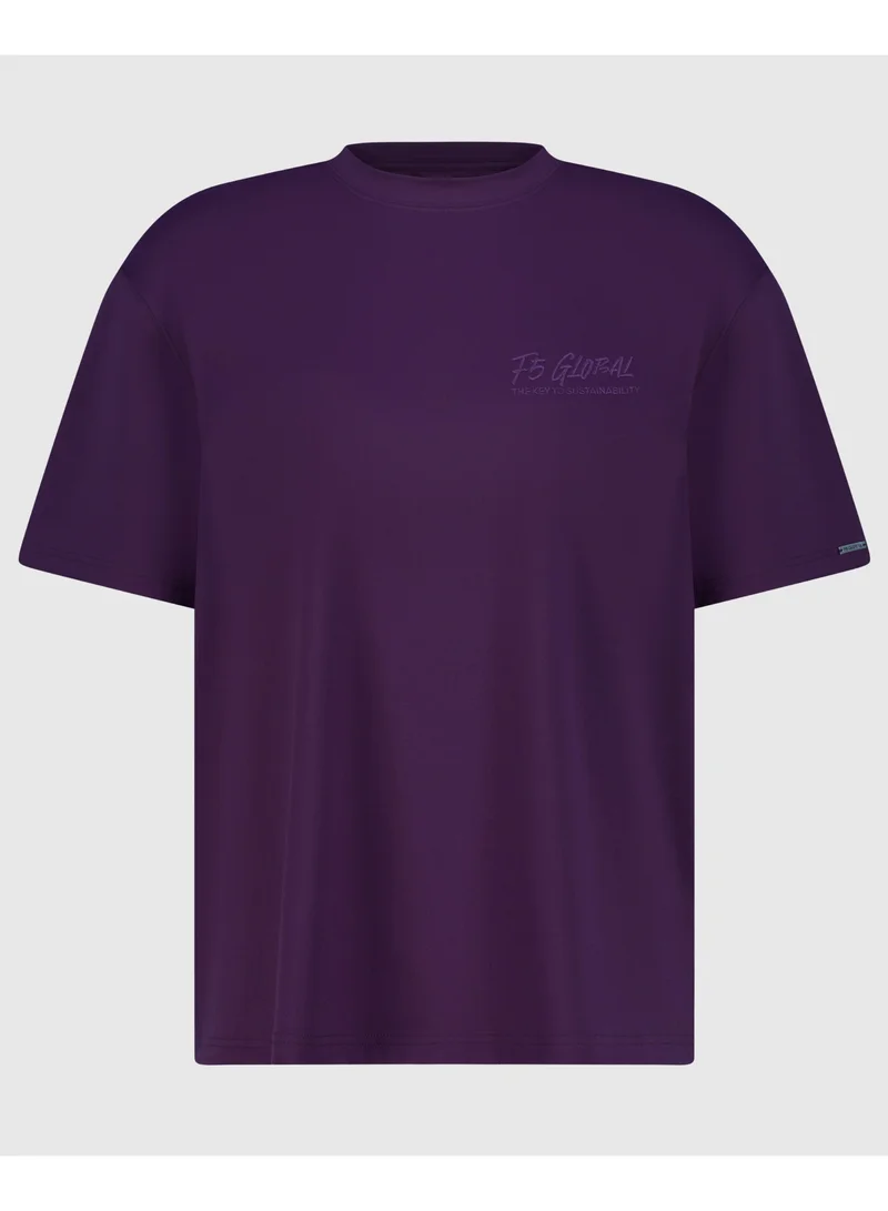 F5 Women's F5 Global Oversized  Spandex T-Shirt - Purple