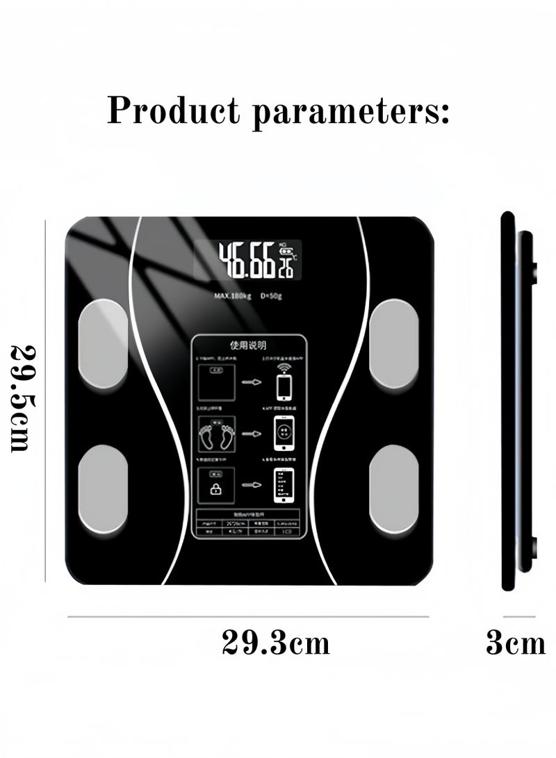 لويال متعددة الوظائف الرقمية مقياس وزن الجسم ( ماكس وزنها 180kg ) - Image 2