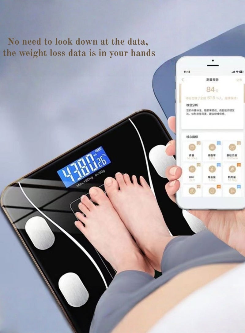 لويال متعددة الوظائف الرقمية مقياس وزن الجسم ( ماكس وزنها 180kg ) - Image 4