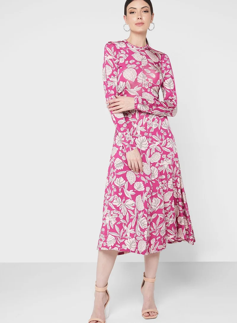Ted Baker Knitted Printed Dress