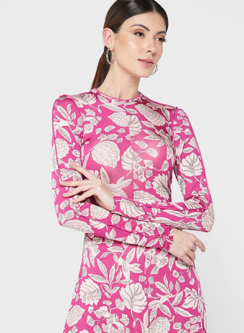 Ted Baker Knitted Printed Dress