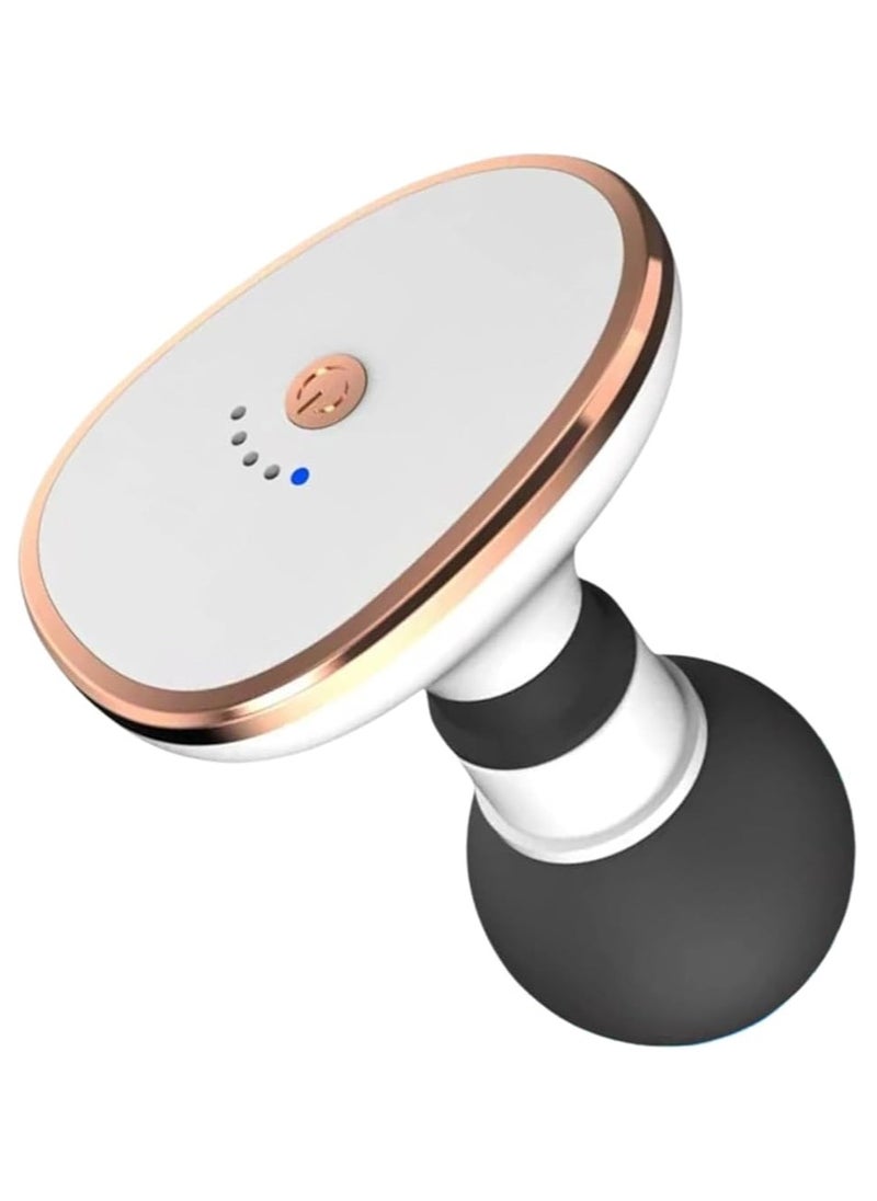 VIO Portable Cordless Mini Massager Percussion Pocket Muscle Massage Gun Super Quiet Technology Handheld USB Relaxation Rechargeable Portable Massager Deep Tissue Pain Relief Massager with 5 Speeds for Home Office Gym  - Image 1