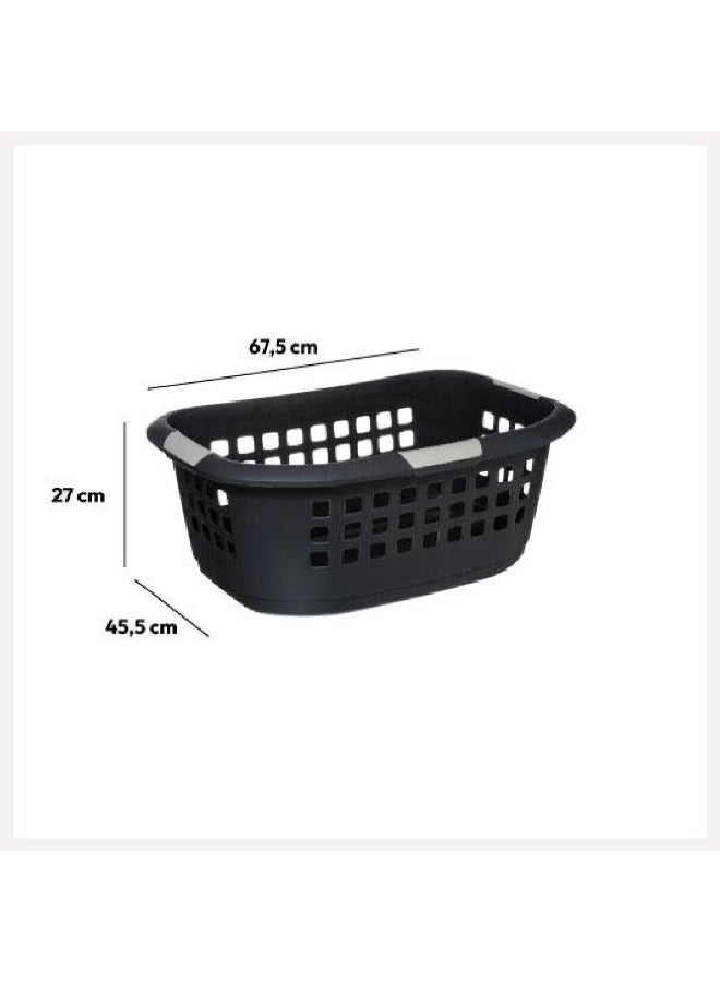 Five Simply Smart Hugger Laundry Basket Dark Grey 51 L 157361C - Image 2