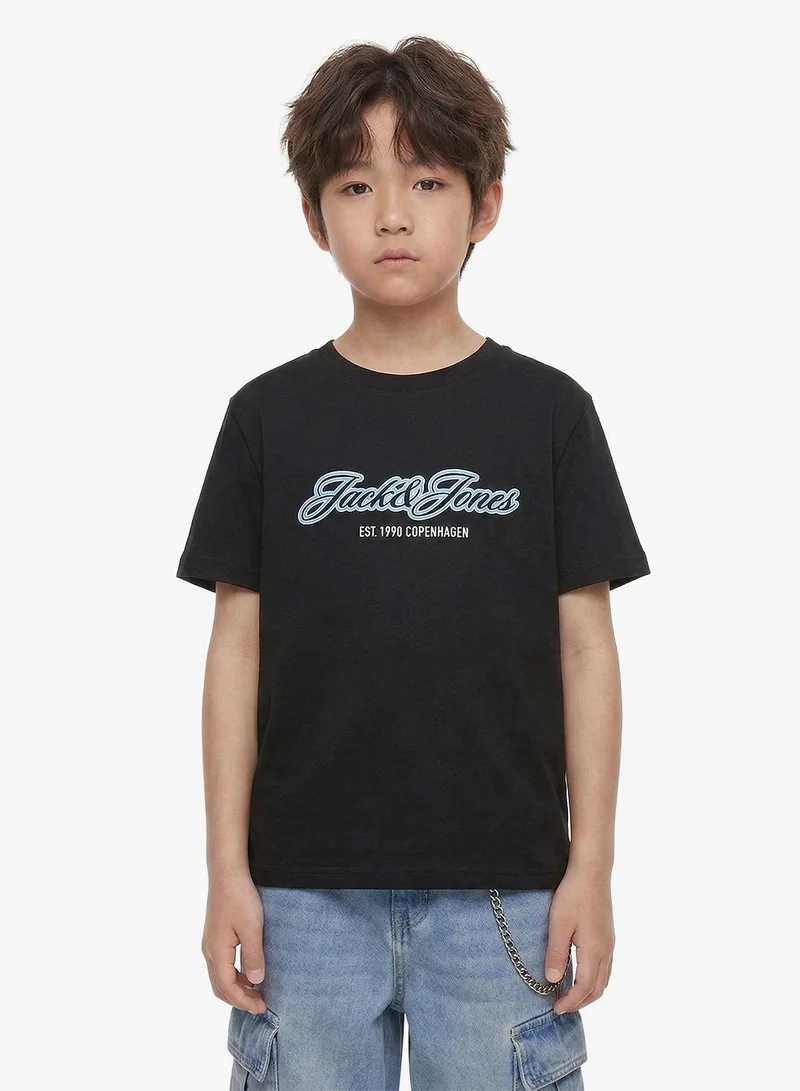 Jack & Jones Junior Youth Graphic Crew Neck T-Shirt