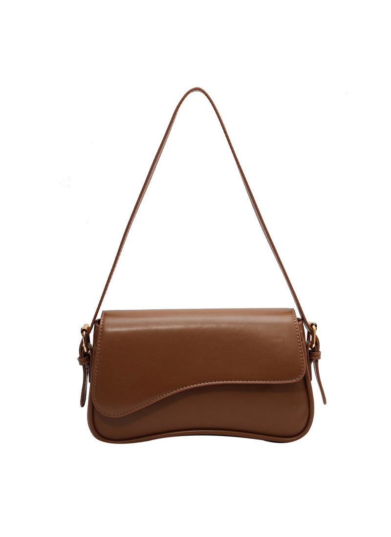 Generic - 2024 Retro Chic Womens Shoulder Bag Reddish Brown - Image 1