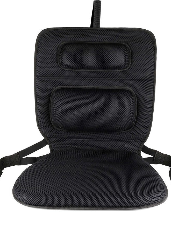 FOMI Premium Gel Seat Cushion and Firm Back Support | Orthopedic Seat Pad and Lumbar Pillow for Wheelchairs, Car, Truck, Airplane, Work, Gaming | Pressure Sore, Coccyx, Tailbone, Sciatic Pain Relief - Image 5