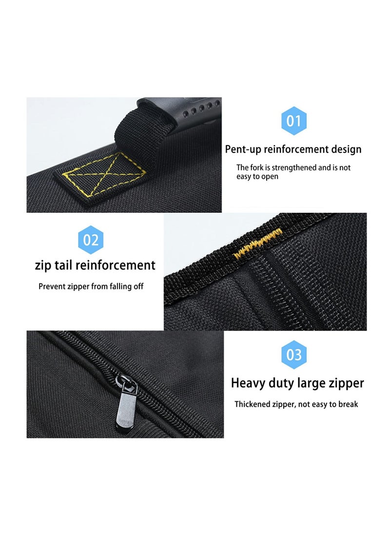Generic - 13 Pockets Tool Roll Wrench Roll Pouch, Tarp Wrench Roll Organizer, Portable Tool Pouch for Electrician, Plumber, Carpenter, or Mechanic - Image 1