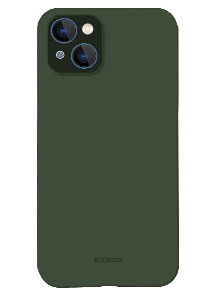 KZDOO iPhone 14 Plus Case Air Skin Series Ultra Slim Frosted Anti Slip Back Cover Full Coverage Camera Lens Protection 6.7 inch Green  - Image 1