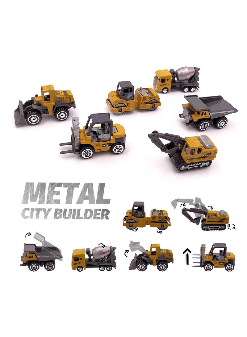 Kong 6-Piece Construction Truck Set Multicolour - Image 1