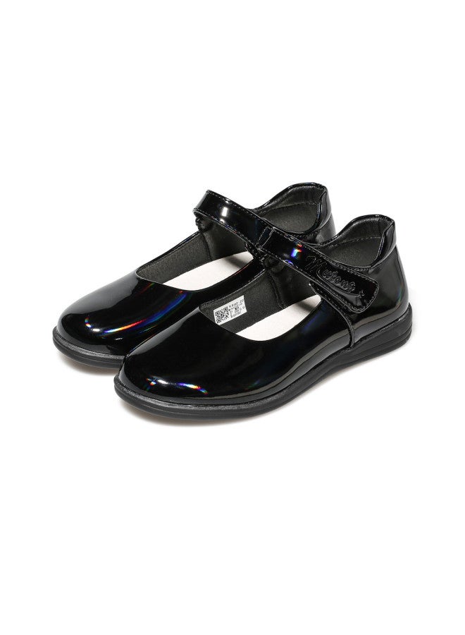 Shepherd Boy Autumn Girls' Shoes, Big Kids' Soft-sole Leather Shoes, Black Dress Shoes For School Performances And Formal Occasions - Image 2