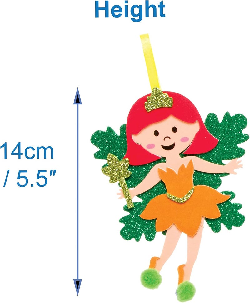 Baker Ross FE652 Fall Fairy Decoration Sets - Pack of 8, Create your own decorations to design and display, creative activities for kids - Image 4