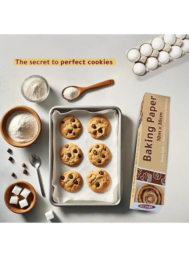 Green Tiger Non-Stick Baking Paper Roll 10m x 30cm - Image 3