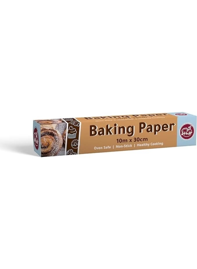Green Tiger Non-Stick Baking Paper Roll 10m x 30cm - Image 1