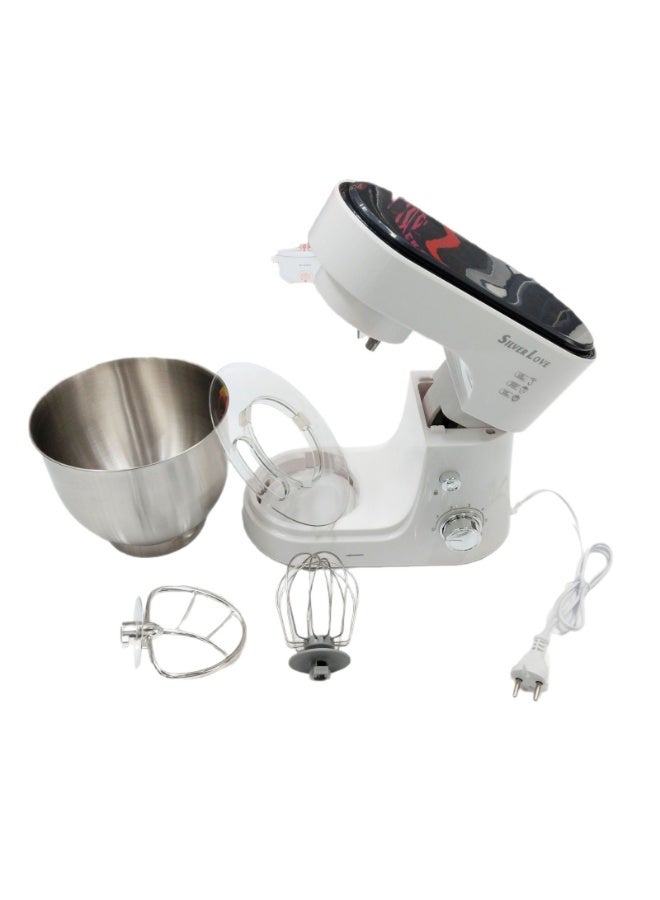 Silver Love CX-6081 7L Food Mixer Machine – Professional Kitchen Stand Mixer for Fast, Efficient and Consistent Mixing Results - Image 4