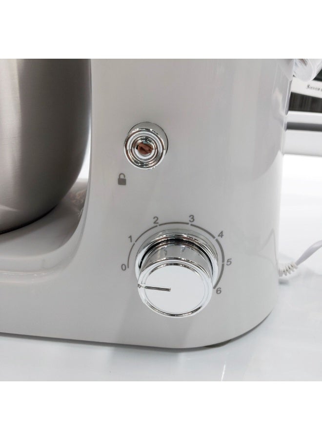 Silver Love CX-6081 7L Food Mixer Machine – Professional Kitchen Stand Mixer for Fast, Efficient and Consistent Mixing Results - Image 3