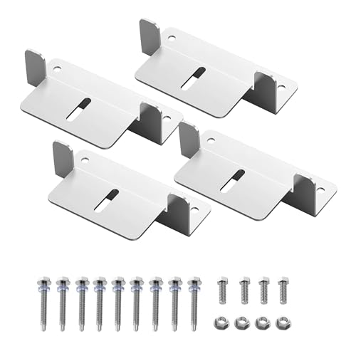 ACOPOWER Solar Panel Mounting Z Bracket - Set of 4 for RV Boat Off Gird Installation,Sliver,HY-Z1-M - Image 2