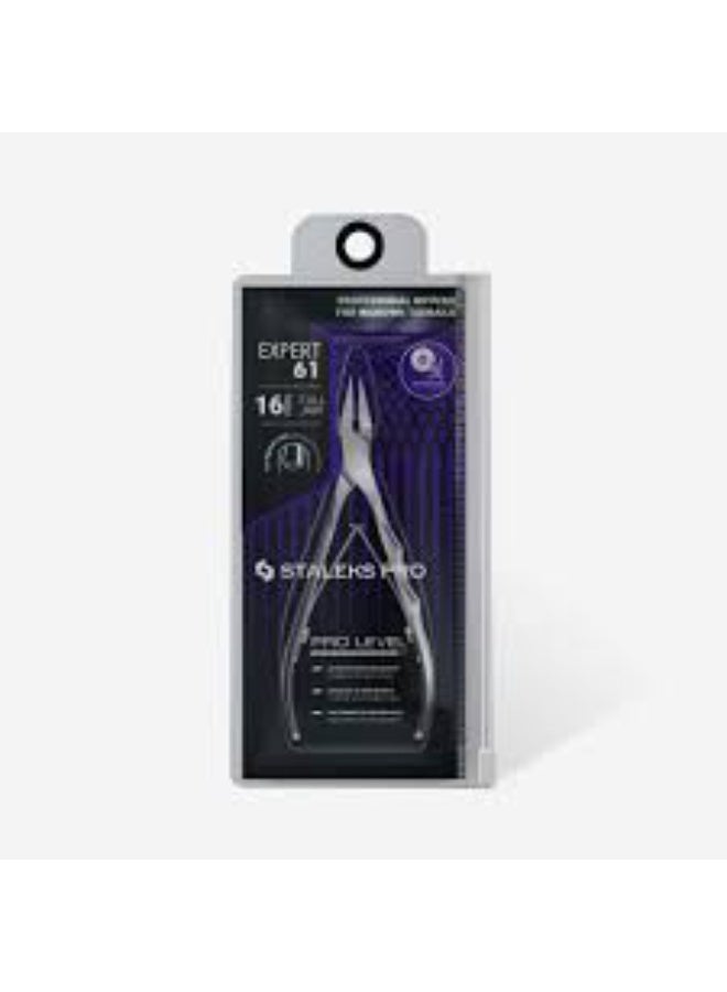 STALEKS PRO professional nippers for ingrown toenails expert 61 type 16mm - Image 1