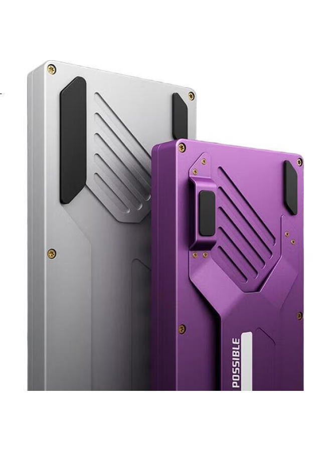 Thunderobot Vic68 Magnetic Axis Keyboard, 0.01Rt Aluminum Alloy Cnc Gaming Customizable Keyboard, Wired Connection Full Key Hot-Swappable Web-Page Driver For Valorant, Transmutation Purple - Image 3