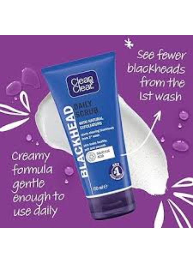 Clean & Clear Blackhead Daily Scrub 150ml - Image 2
