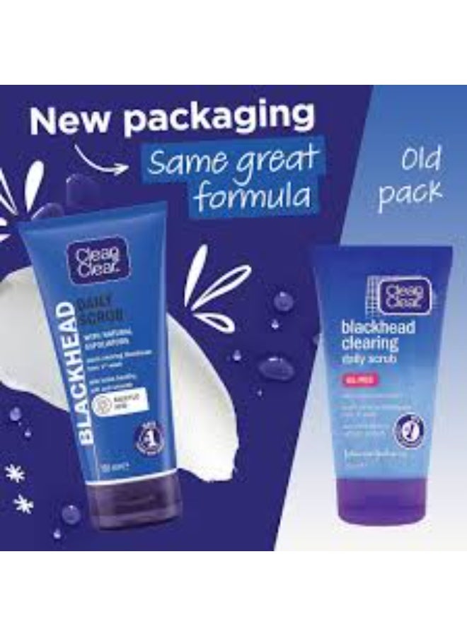 Clean & Clear Blackhead Daily Scrub 150ml - Image 3