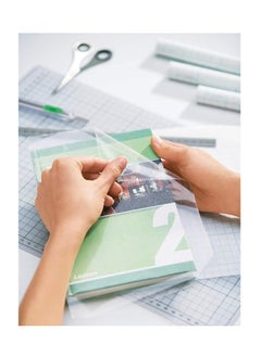 Generic Self Adhesive Cover Clear Pack of 1 Rolls 45cm x15 yards) kids Cover Book Covers Adhesive Transparent Clear Books Covering Film Schools Notebook Covering Paper  - Image 3
