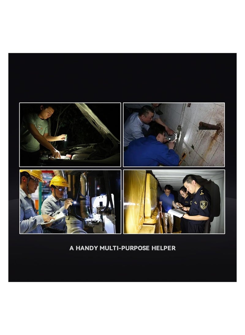 IMALENT BL50 Mini Flashlight 3600 Lumens Dual Light Source EDC Torch with White LED and UV Light, Built-in Rechargeable Battery for Outdoors, Emergency, Work, Camping (Black) - Image 2