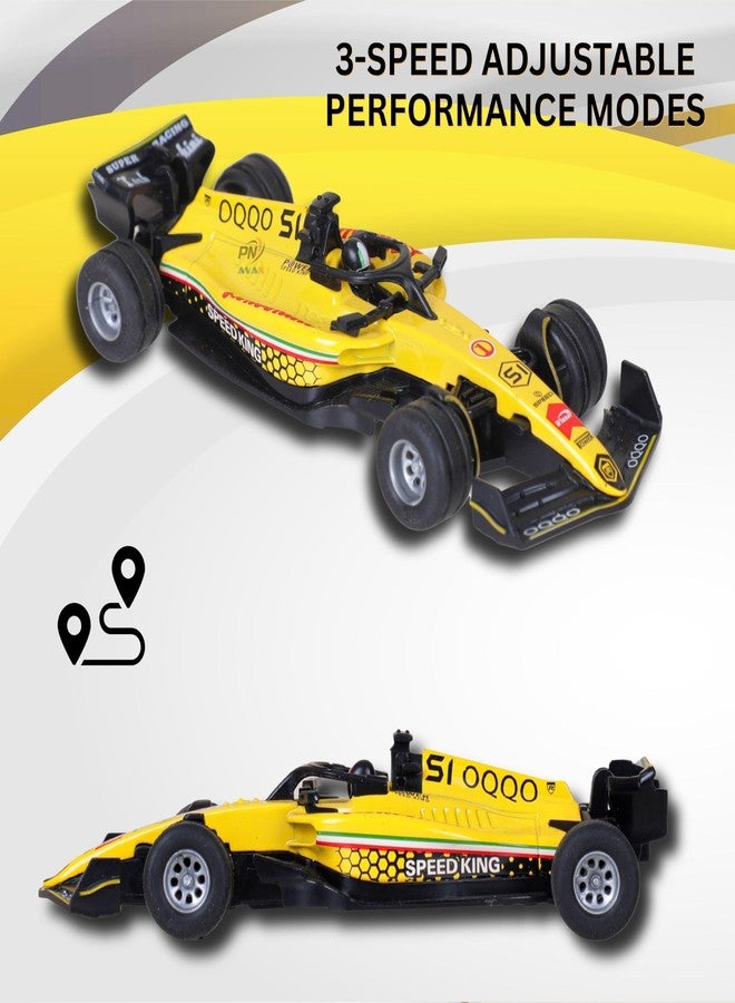 PN AVAN 1:64 Scale Formula RC Racing Car for Kids Age 6+ Years | Mini Rechargeable Remote Control Sports Car with APP Control, LED Lights, 3 Speed Modes & Type-C Charging | Formula Racer Toy Car - Image 4