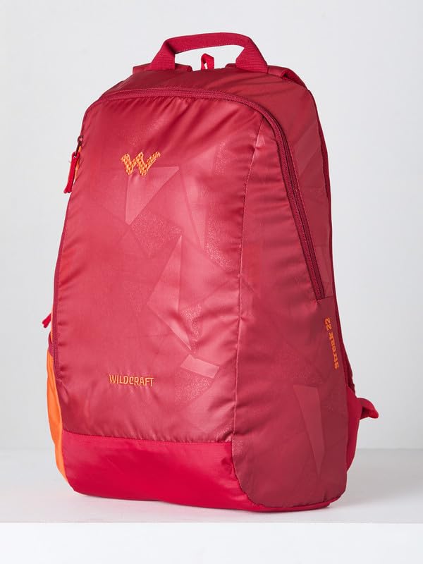 Wildcraft STREAK 22 Laptop Backpack for Men & Women - Red | Water-Resistant, Lightweight, Spacious Laptop Compartment, Ergonomic Designed Backpack | Stylish Backpack for Office, College & Travel - Image 4