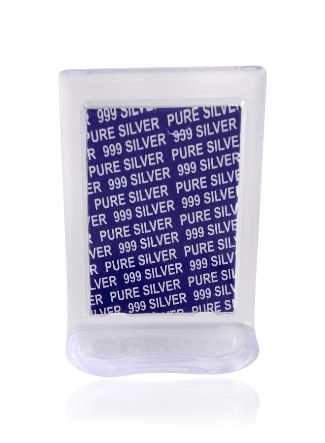 Memoir Pure .999 Silver foil Shirdi Sai Baba Stand photo frame Home decor Hindu Spiritual show piece all occasion bulk corporate gift puja item (STRR3527) - Image 3