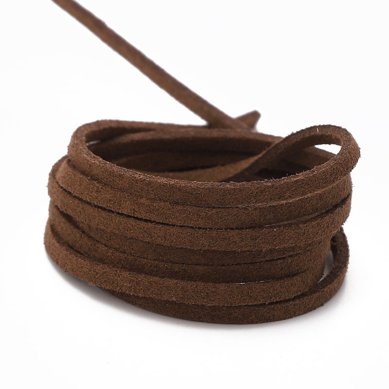 Korean Velvet Suede Cord 3mm Dreamcatcher DIY Craft brown 1 m/bag 2.8MM or so brown 1 m/bag 2.8MM or so