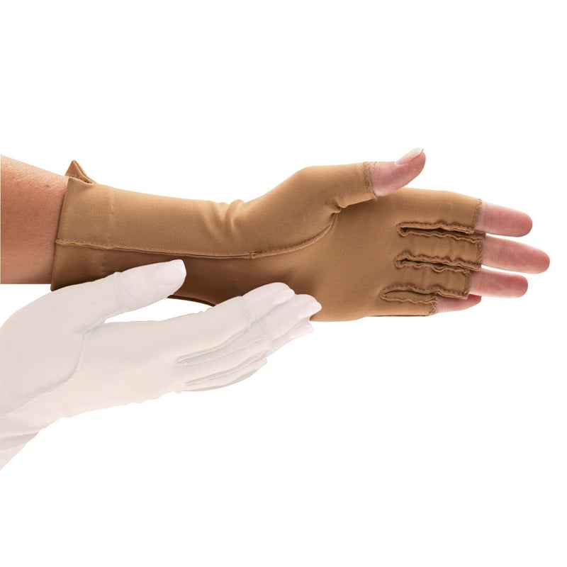 Isotoner Therapeutic Gloves Left Small Open Finger