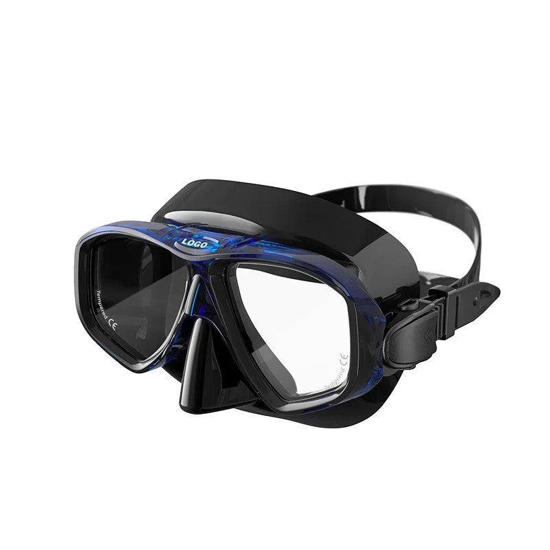 Bluejw Snorkeling Free Diving Mask Anti-fog Tempered Lens Swimming Nose Guard Equipment Diving Glasses for Children 2 Windows - Image 2
