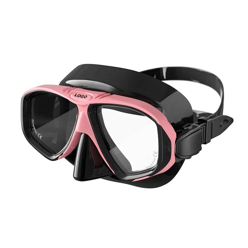 Bluejw Snorkeling Free Diving Mask Anti-fog Tempered Lens Swimming Nose Guard Equipment Diving Glasses for Children 2 Windows - Image 1