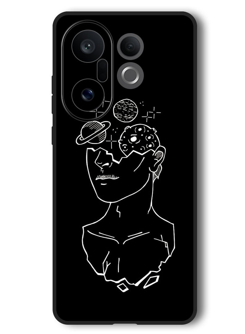 Theodor Case Compatible with Vivo X200 FE 6.31 Inch Protection Shockproof Bumper Cover Women Art - Image 1