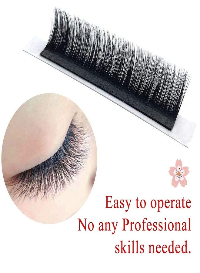 NAGARAKU Easy Fan Mega Volume Eyelash Extensions 0.03 D curl 13-15-17mm Mix Self Blooming Rapid Automatic Flower 3 Layers Soft Pre-glued Lashes - Image 5