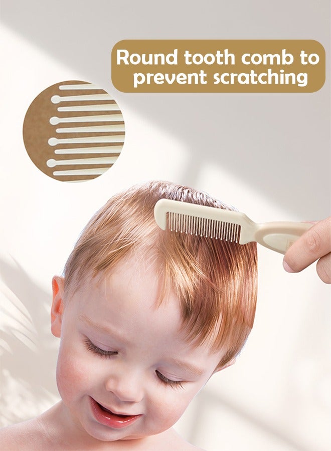 Sungee MaMa 4 Pcs Baby Healthcare And Grooming Kit, Include Brush, Comb, Water Thermometer, Nose Tweezer, Baby Care Kit - Image 2
