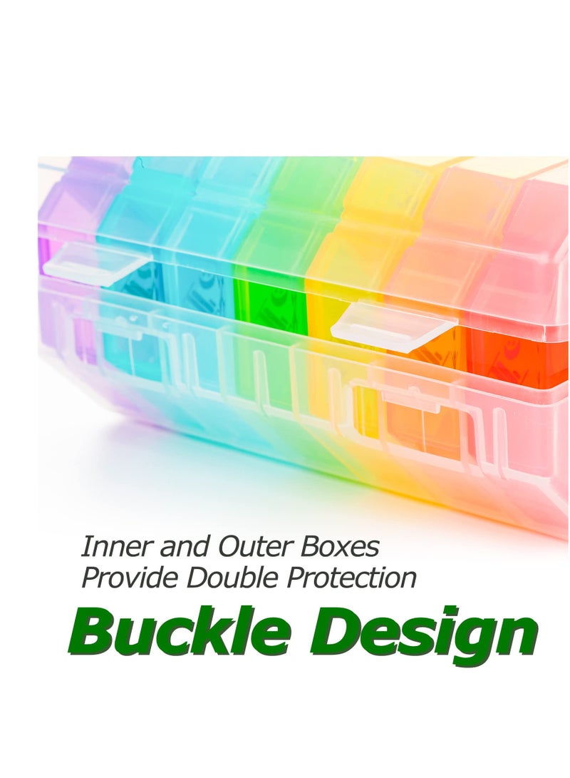 SYOSI Weekly Pill Organizer 4 Times a Day, Large Pill Box 7 Day, Daily Pill Case with 28 Extra Large Compartments, Portable Travel Pill Container, Big Medicine Organizer for Supplement, Medicine, Vitamin - Image 4