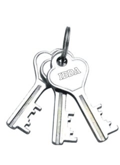 IBDA IBDA Lock and Key 65mm Keyed Lock Double Locking 8 Levers Technology Brass Finish Lock for HomeShuttergateDoorkadiChannelChainShopSchoolWarehouseFlat OutdoorIndoor Pk of 2  - Image 3